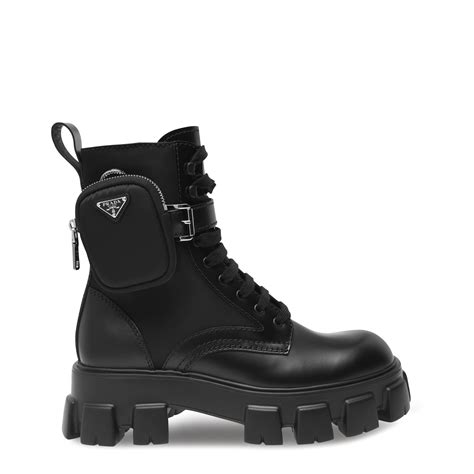 men boots prada|Prada monolith boots men's.